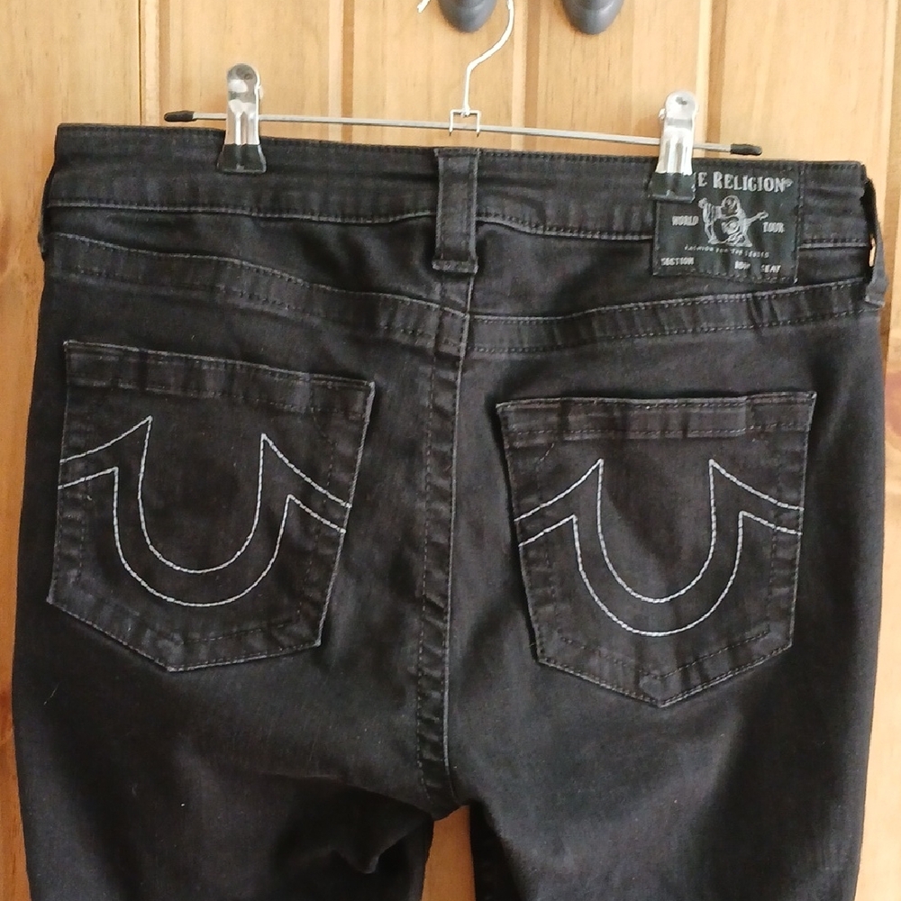 True Religion Jennie Curvy Mid Rise Skinny Jeans - 31